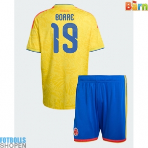 Billiga Colombia Rafael Santos Borre #19 Hemmatröja Barn VM 2026 Kortärmad (+ Korta byxor)